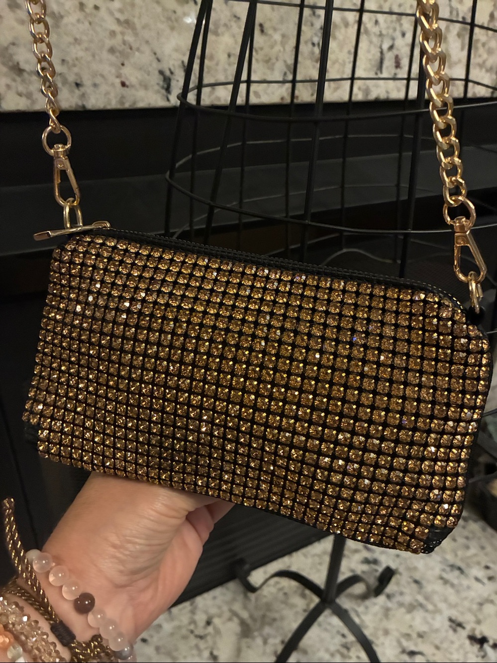 Sparkling Crystal mini bag